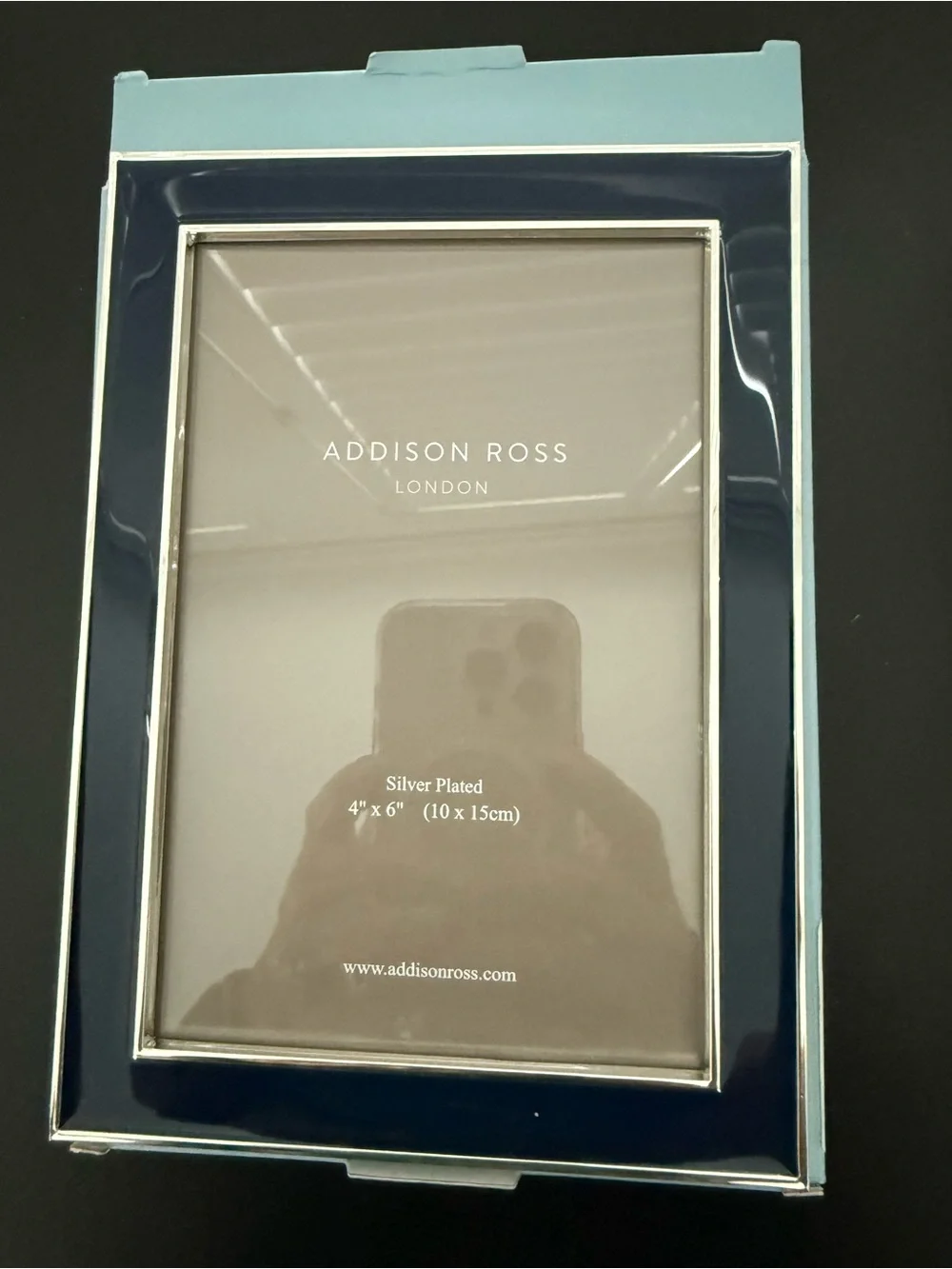 NWT Addison Ross London 4x6 enamel picture frame $60 MSRP